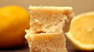 Citronové raw čtverečky