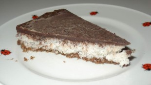 RAW čokoládovo - kokosový dort